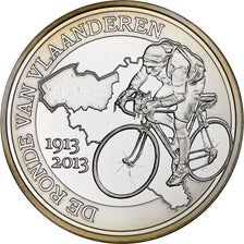 Belgien, Albert II, 10 Euro, 100éme Anniversaire, Tour Des Flandres, 2013