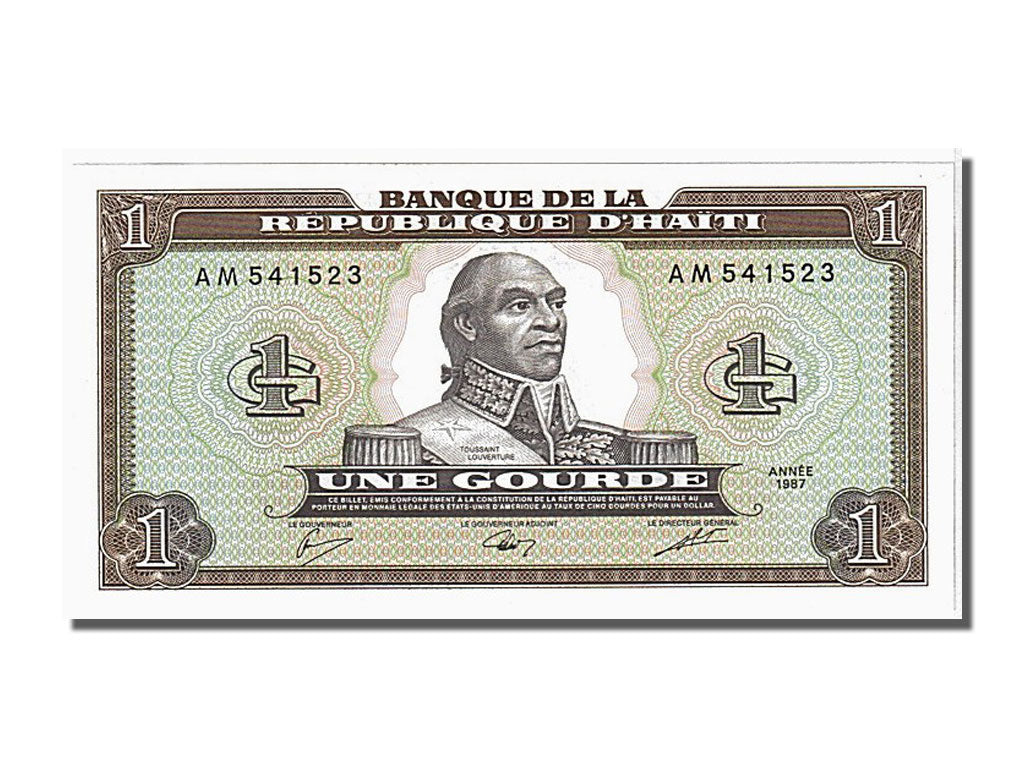 Banconote, Haiti, 1 Gourde, 1987, FDS