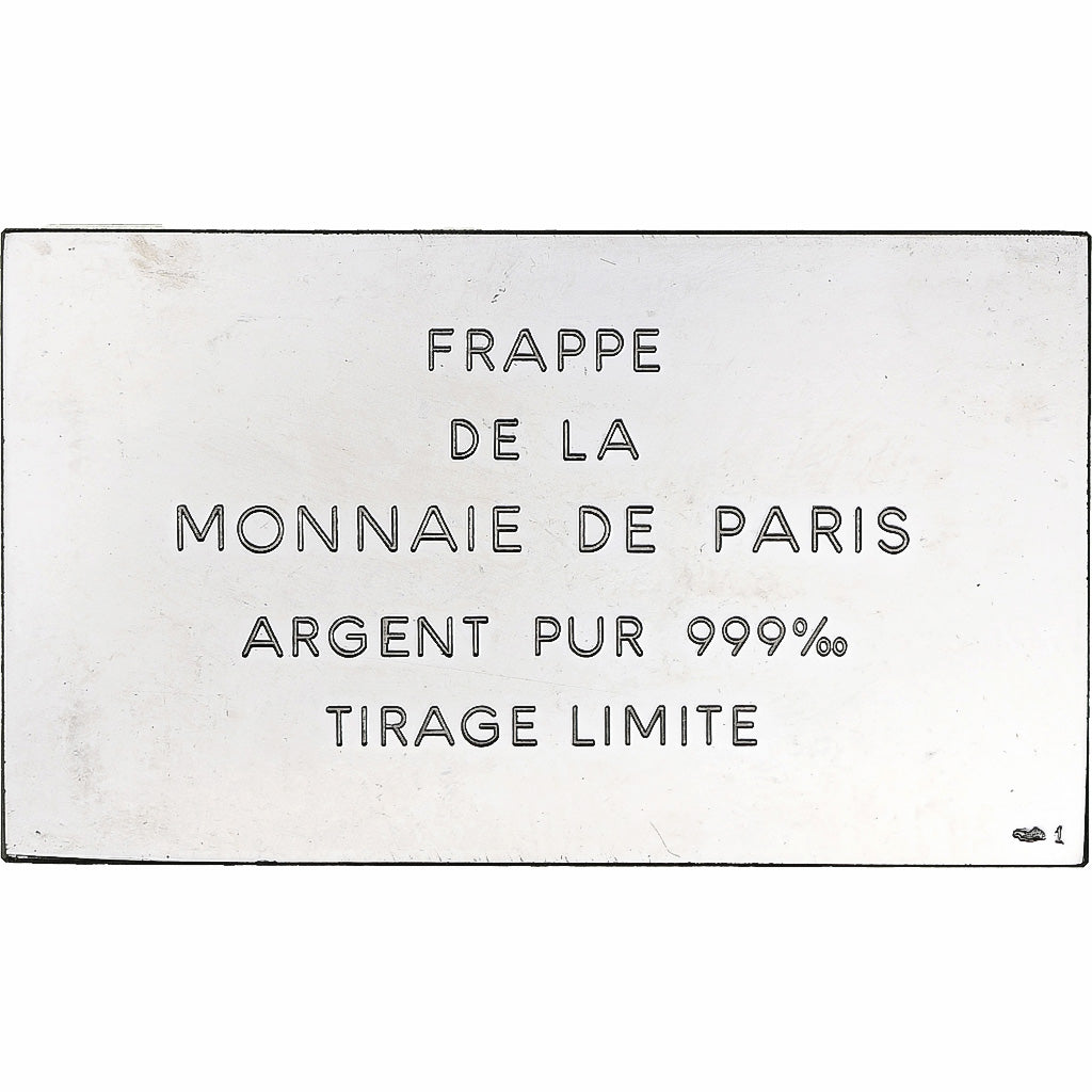 Francja, Token, 1er Pas sur La lune, Monnaie de Paris, Srebro, MS(65-70)