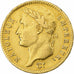 Francja, 20 Francs, Napoléon I, 1811, Paris, Złoto, VF(30-35), Gadoury:1025