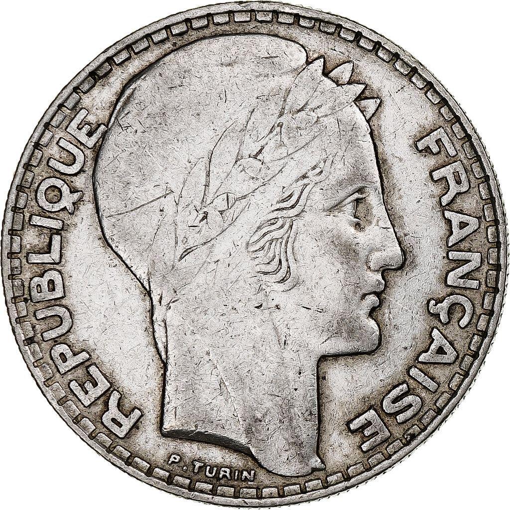 Frankreich, 20 Francs, Turin, 1933, Paris, 24.447.048, Silber, SS, Gadoury:852