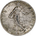 Francia, 2 Francs, Semeuse, 1919, Paris, Argento, BB+, Gadoury:532, KM:845.1