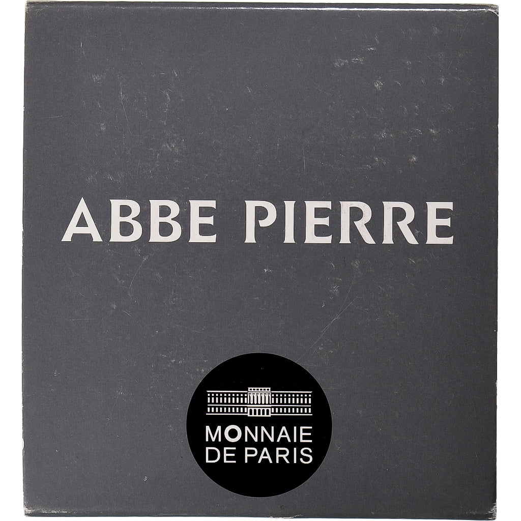 Francia, 2 Euro, Monnaie de Paris, abbé Pierre, FS, 2012, Pessac, Bi-metallico