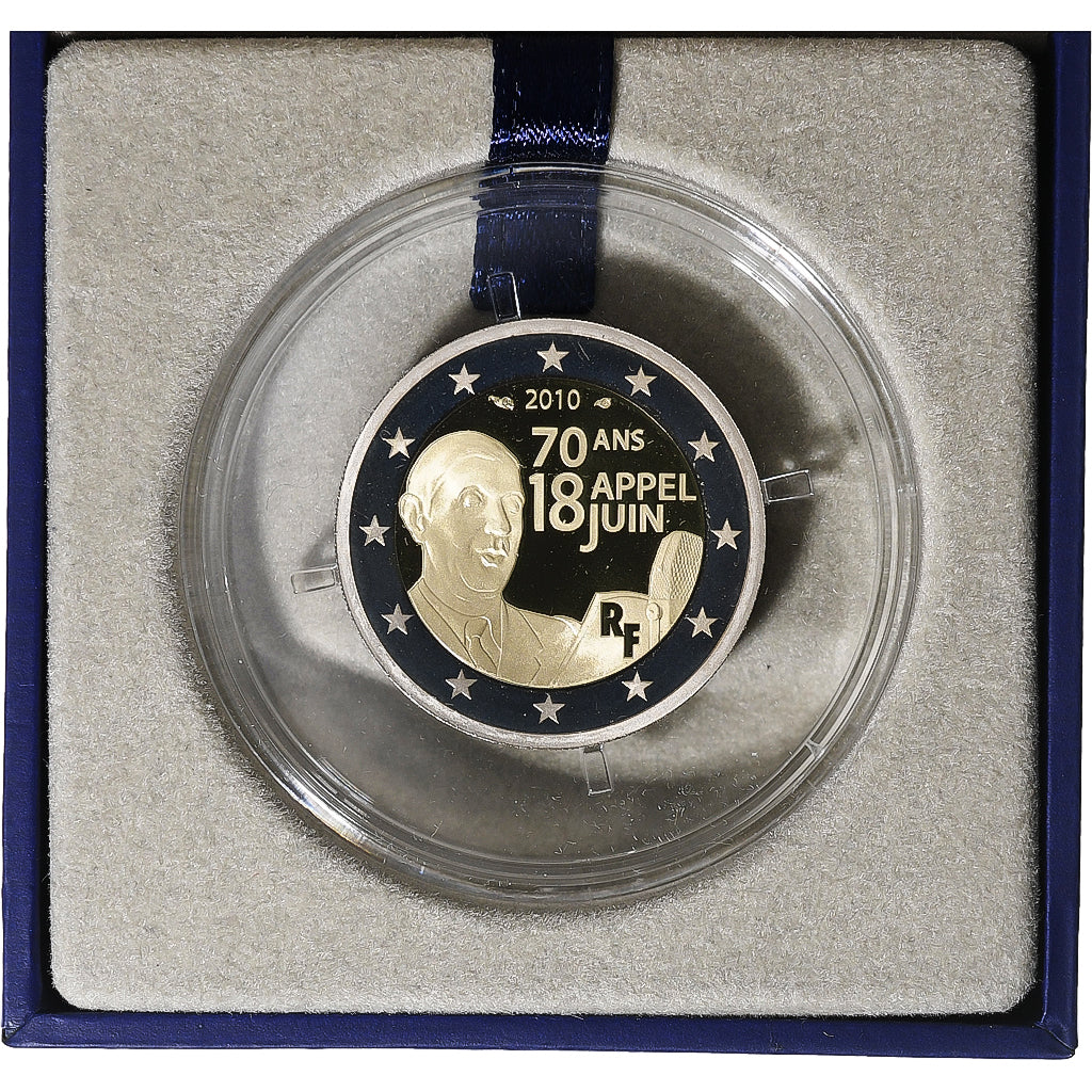 Frankrijk, 2 Euro, Parijse munten, Libération - Appel du 18 Juin 1940, Proof