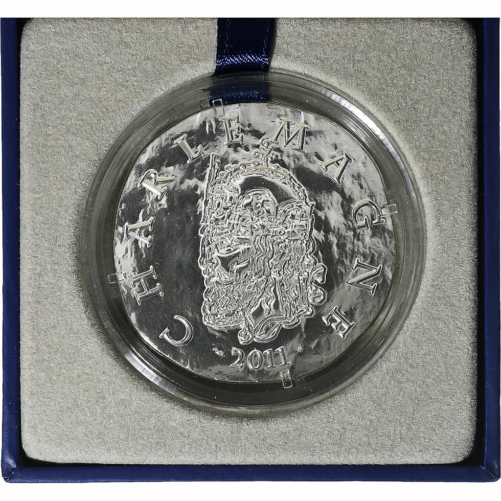 France, 10 Euro, Monnaie de Paris, Charlemagne, 2011, Pessac, Silver, MS(65-70)