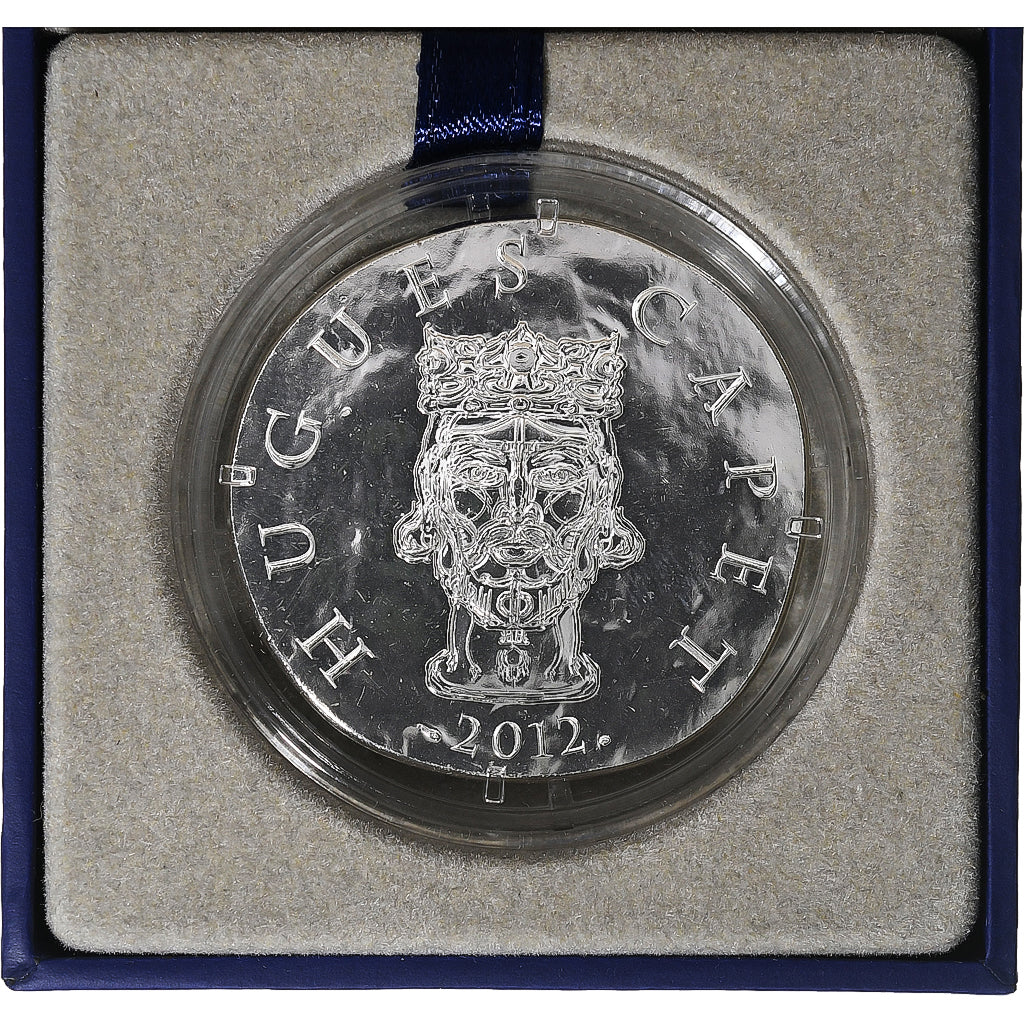 France, 10 Euro, Monnaie de Paris, Hugues Capet, 2012, Pessac, Silver