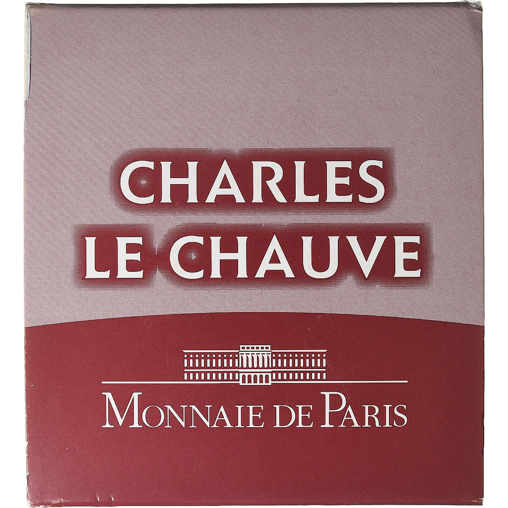 Francja, 10 Euro, Monnaie de Paris, Charles le Chauve, 2011, Paris, Srebro