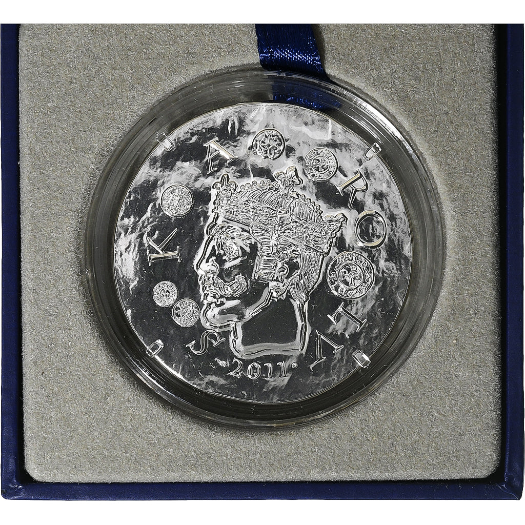 Francja, 10 Euro, Monnaie de Paris, Charles le Chauve, 2011, Paris, Srebro