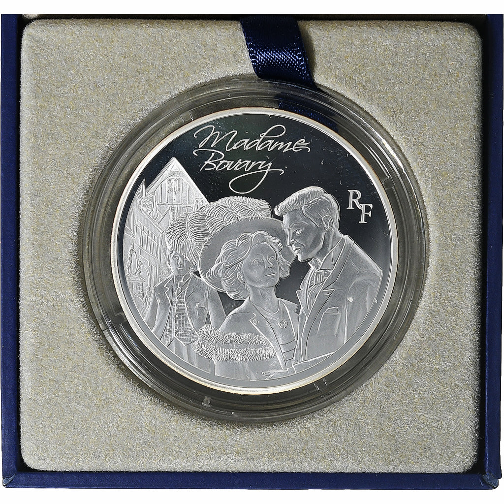 Frankrijk, 10 Euro, Parijse munten, Madame Bovary, Proof, 2013, Pessac, Zilver