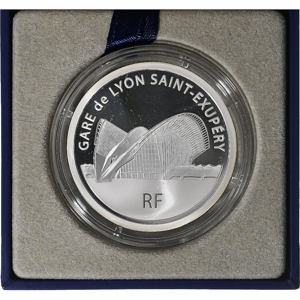 France, 10 Euro, Monnaie de Paris, Lyon Saint-Exupéry, Proof, 2012, Paris
