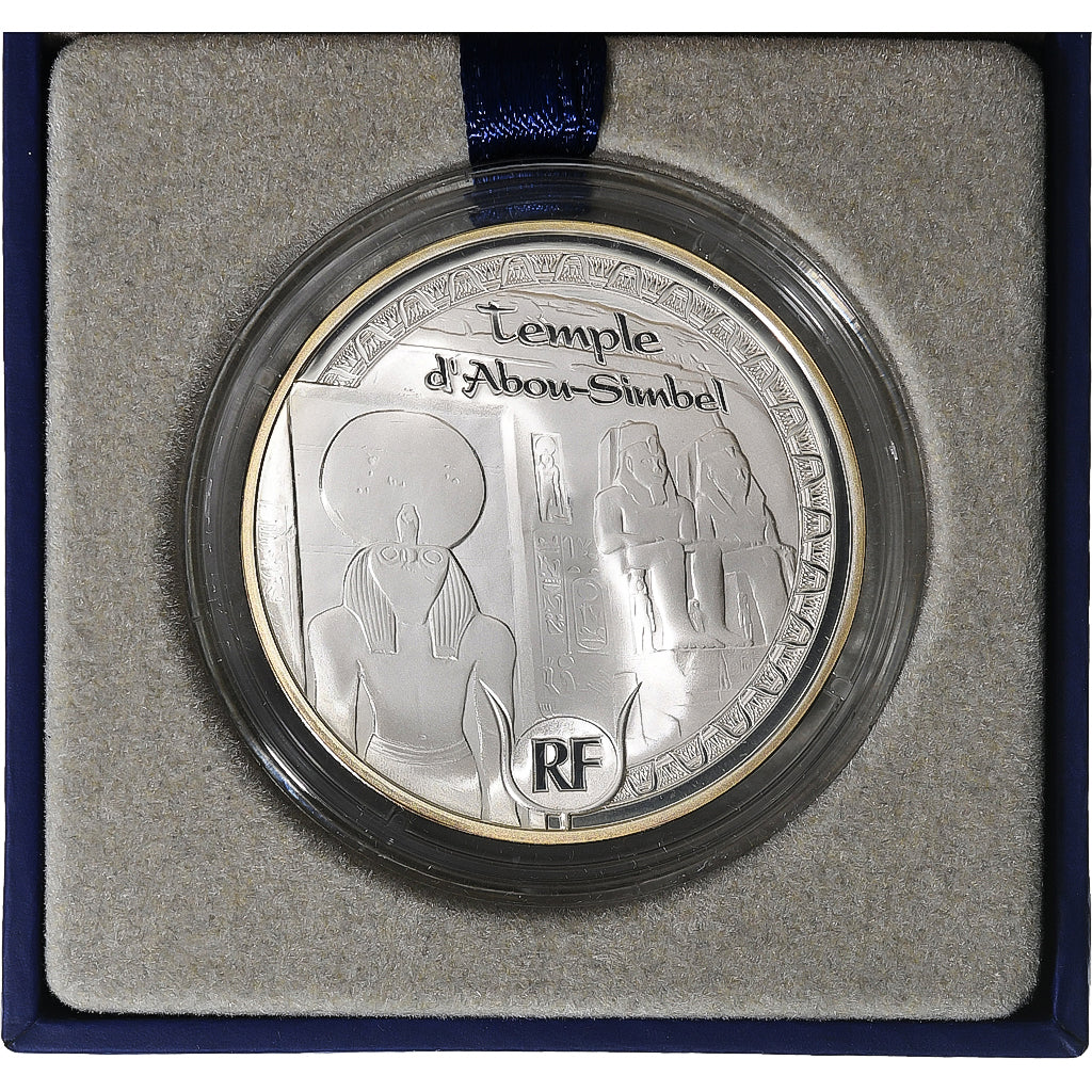Francja, 10 Euro, Monnaie de Paris, Egypte, Temple d'Abou-Simbel, Proof, 2012