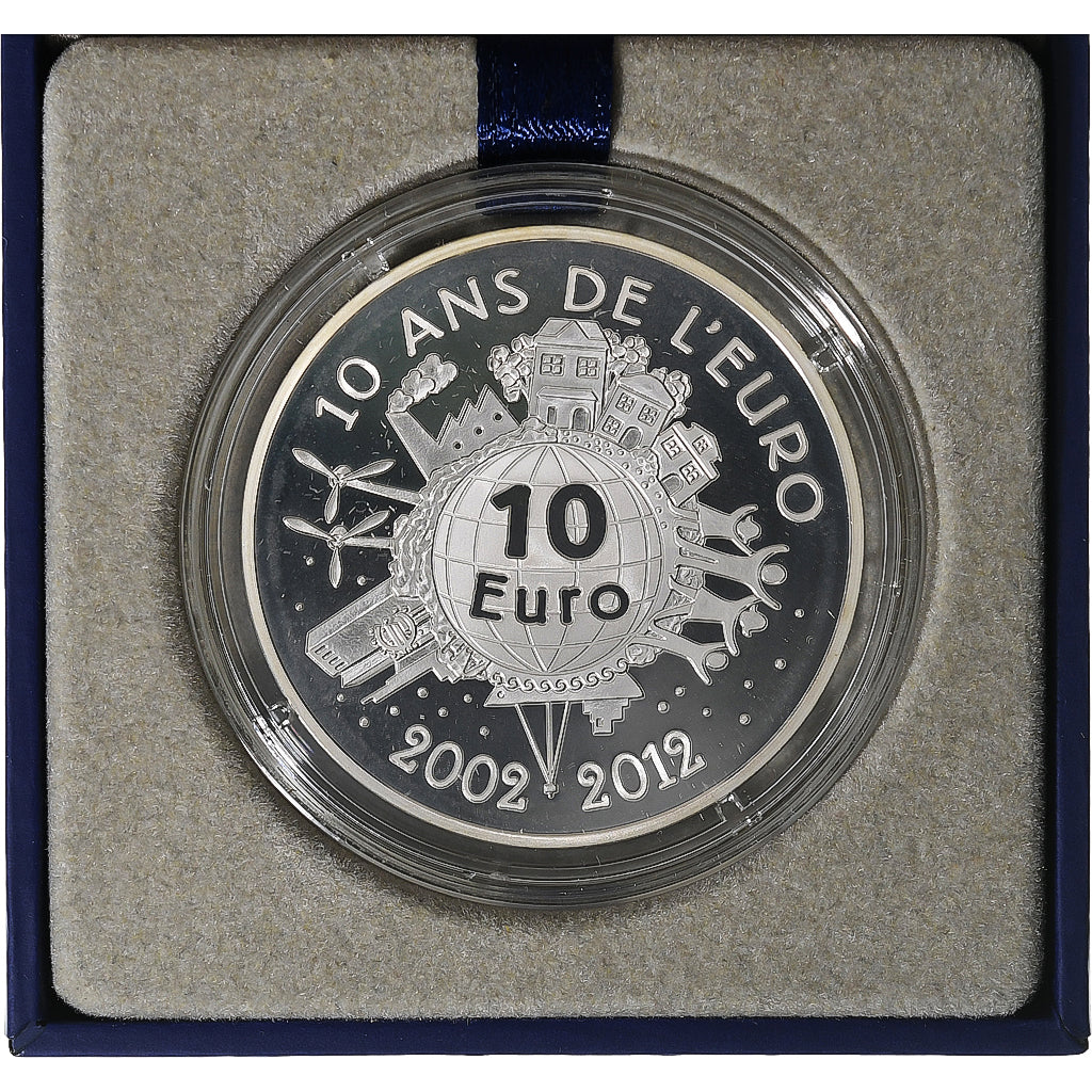 Francja, 10 Euro, Monnaie de Paris, Semeuse, Proof, 2012, Paris, Srebro