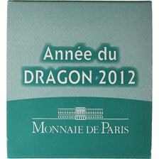 France, 10 Euro, Monnaie de Paris, Année du Dragon, Proof, 2012, Paris, Silver