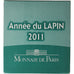 Francja, 5 Euro, Monnaie de Paris, Année du lapin, BU, 2011, Paris, Srebro