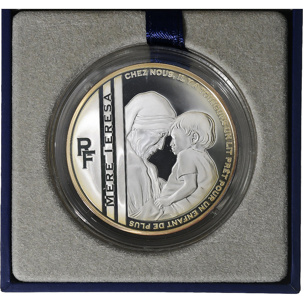 France, 10 Euro, Monnaie de Paris, Mère Teresa, Proof, 2010, Paris, Silver
