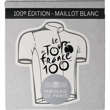 Francia, 10 Euro, Monnaie de Paris, Tour de France Maillot Blanc, FS, 2013