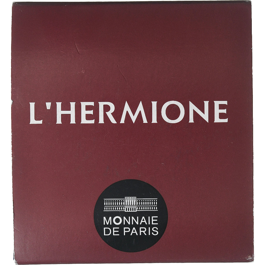 France, 10 Euro, Monnaie de Paris, L'Hermione, Proof, 2012, Paris, Silver