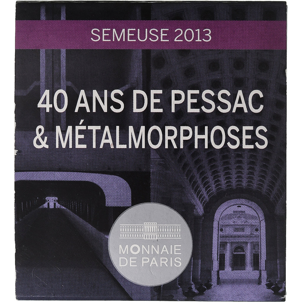 Francia, 10 Euro, Monnaie de Paris, 40 ans de Pessac & métalmorphoses, Prueba