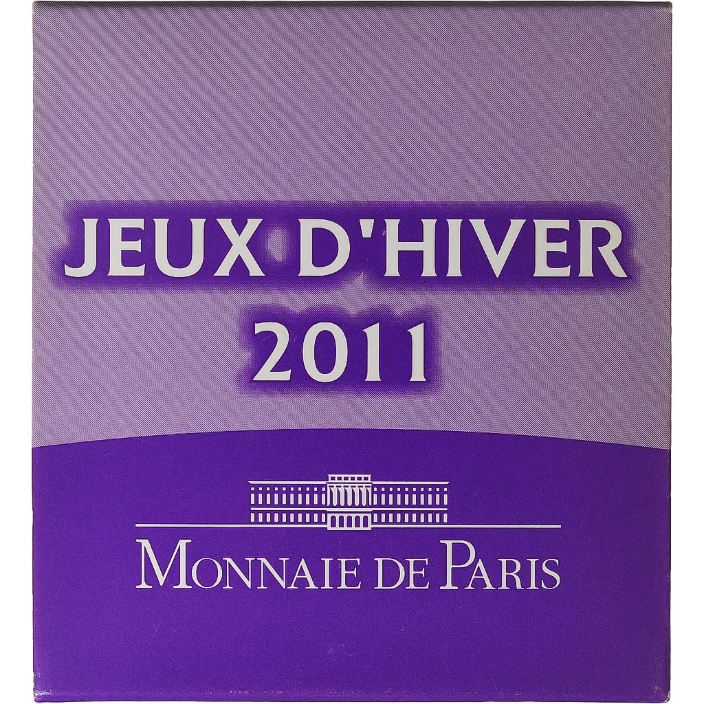 France, 10 Euro, Monnaie de Paris, Jeux D'Hiver Patinage Artistique, Proof