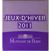 France, 10 Euro, Monnaie de Paris, Jeux D'Hiver Patinage Artistique, Proof