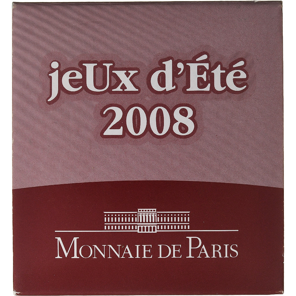 France, 1-1/2 Euro, Monnaie de Paris, Jeux d'Eté Natation, BE, 2008, Paris