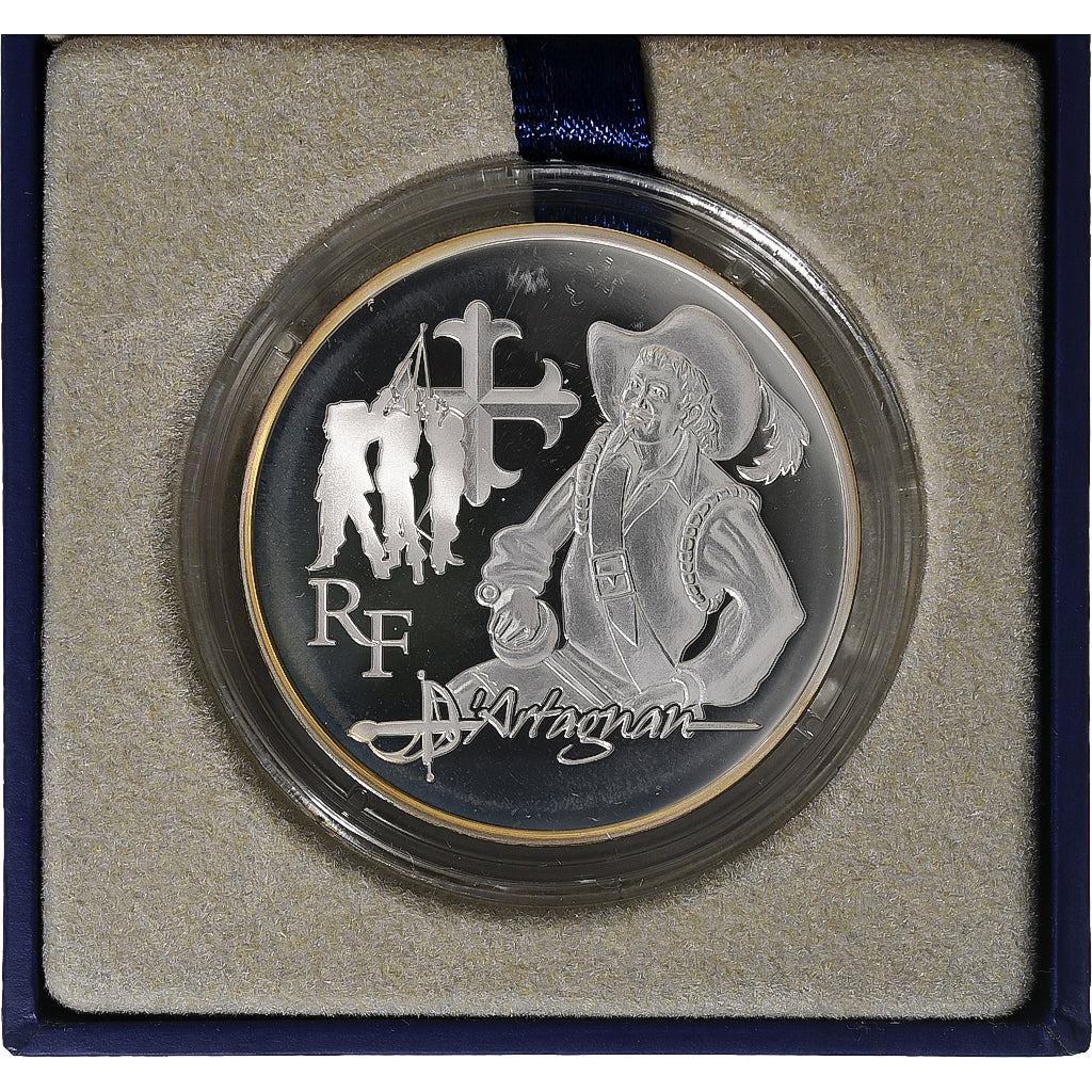 France, 10 Euro, Monnaie de Paris, D'Artagnan, Proof, 2012, Paris, Silver