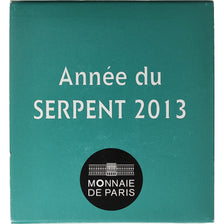 France, 10 Euro, Monnaie de Paris, La Fontaine/Année du serpent, Proof, 2013