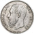 Bélgica, Leopold II, 5 Francs, 5 Frank, 1876, Plata, MBC, KM:24