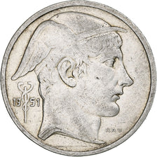 Belgium, Régence Prince Charles, 50 Francs, 50 Frank, 1951, Silver, EF(40-45)