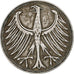 République fédérale allemande, 5 Mark, 1951, Hamburg, Argent, TB+, KM:112.1