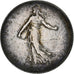 Francia, 2 Francs, Semeuse, 1916, Paris, Argento, BB+, Gadoury:532, KM:845.1