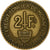 Mónaco, Louis II, 2 Francs, 1926, Poissy, Aluminio - bronce, MBC