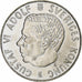 Suécia, Gustaf VI, 5 Kronor, 1954, Prata, AU(55-58), KM:829