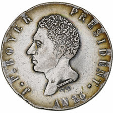 Haiti, 100 Centimes, AN 26 (1829), Silver, AU(50-53), KM:A23