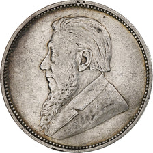 South Africa, 2 Shillings, 1896, Silver, EF(40-45), KM:6