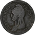 France, Decime, Dupré, AN 8, Strasbourg, Bronze, VF(30-35), Gadoury:187a