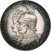 German States, PRUSSIA, Wilhelm II, 2 Mark, 1901, Berlin, Silver, AU(50-53)