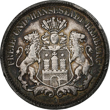 German States, HAMBURG, 2 Mark, 1900, Hamburg, Silver, EF(40-45), KM:612