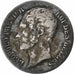 Bélgica, Leopold I, 20 Centimes, 1853, Plata, BC+, KM:19