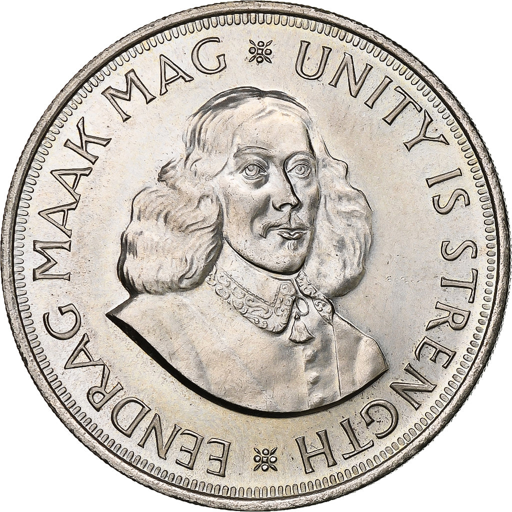 South Africa, 50 Cents, 1961, Silver, MS(60-62), KM:62