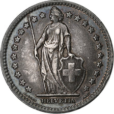 Switzerland, 2 Francs, 1944, Bern, Silver, AU(50-53), KM:21