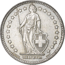 Switzerland, 2 Francs, 1957, Bern, Silver, AU(55-58), KM:21