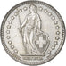 Switzerland, 2 Francs, 1957, Bern, Silver, AU(55-58), KM:21