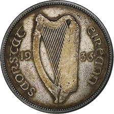 IRELAND REPUBLIC, Florin, 1933, Silver, VF(30-35), KM:7