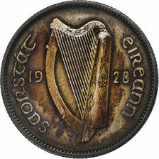 IRELAND REPUBLIC, Shilling, 1928, Silver, VF(30-35), KM:6