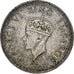 INDIA - BRITANNICA, George VI, 1/2 Rupee, 1944, Argento, BB, KM:552