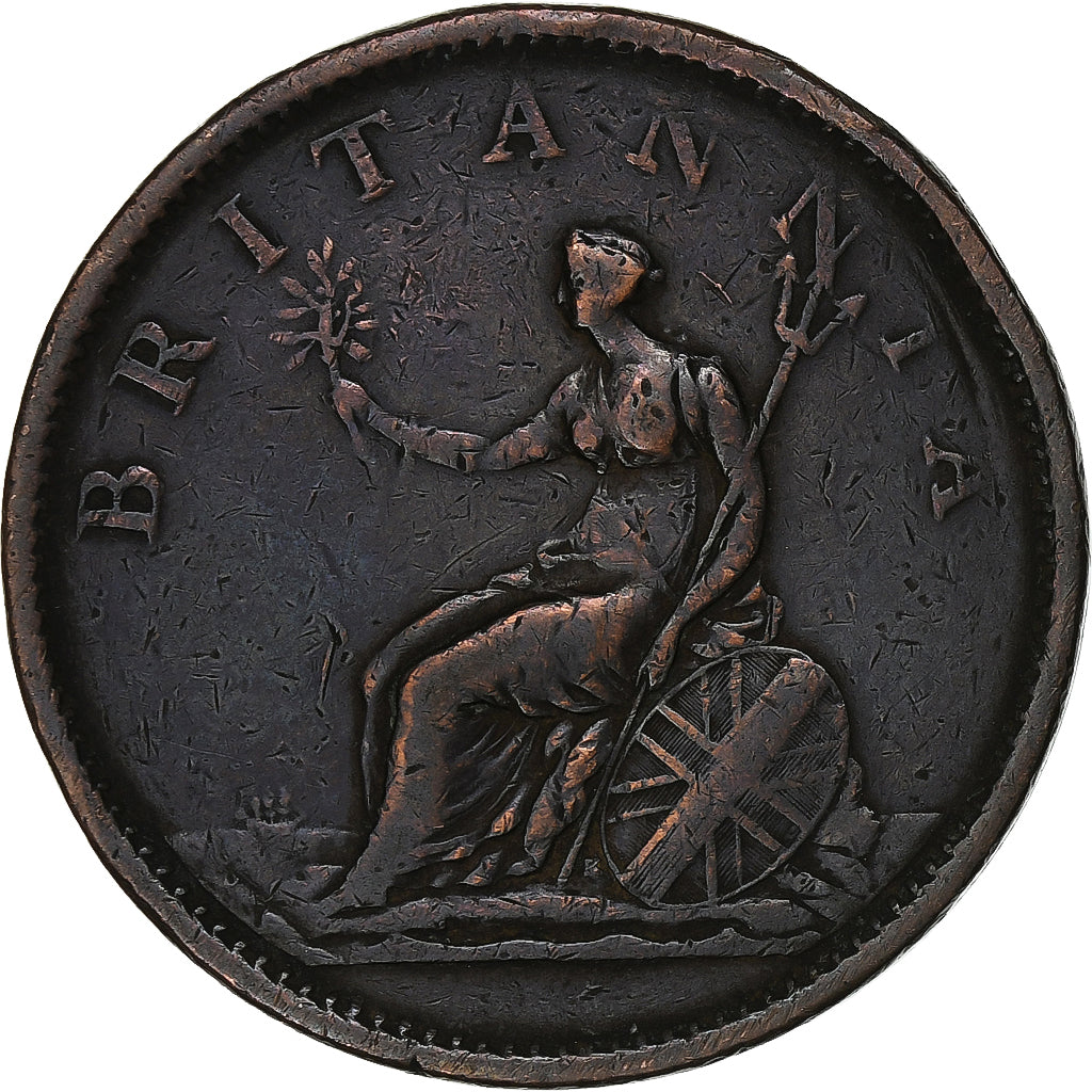 Großbritannien, George III, Penny, 1806, Kupfer, SS, KM:663