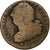 France, 2 Sols, 2 sols français, 1793, Strasbourg, Bronze, B+, Gadoury:24