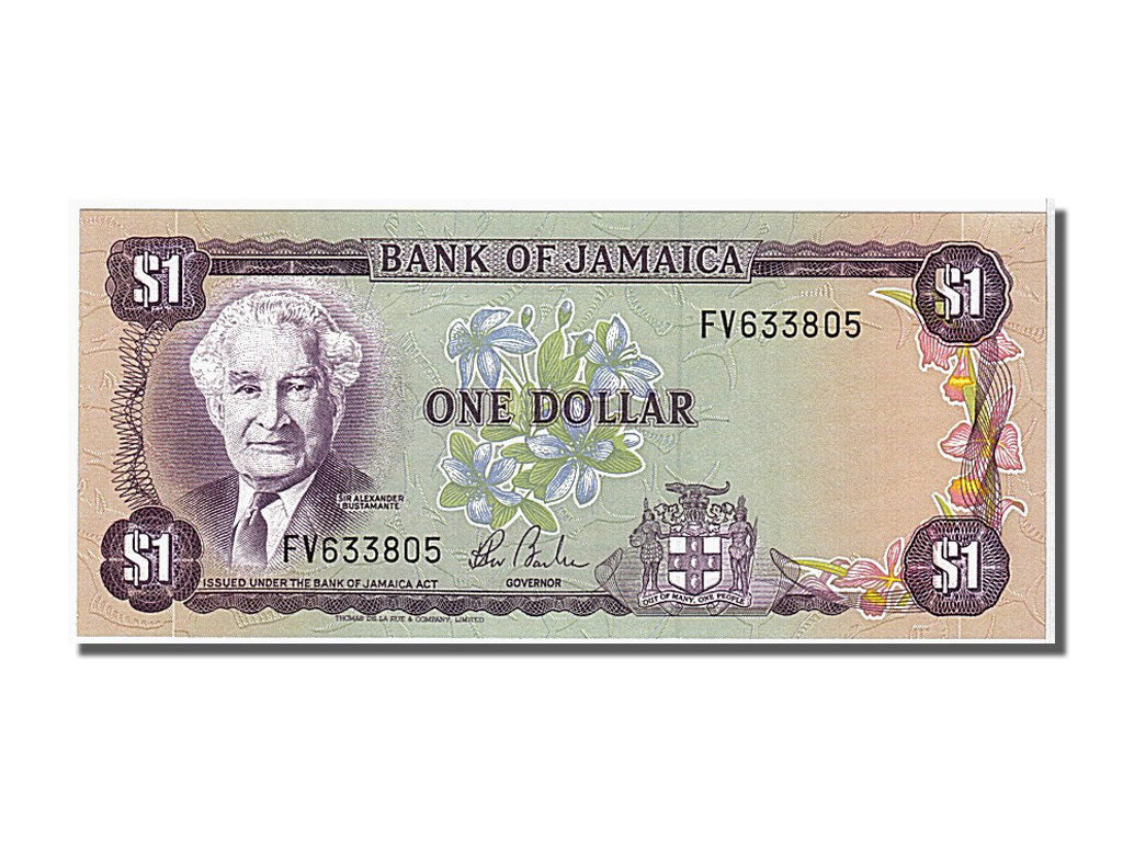 Jamaica, 1 Dollar, 1985, KM #68Aa, 1985-01-01, UNC(65-70), FV633805