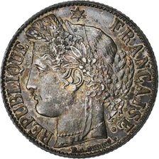 Francia, Franc, Cérès, 1887, Paris, Argento, BB+, Gadoury:465a, KM:822.1
